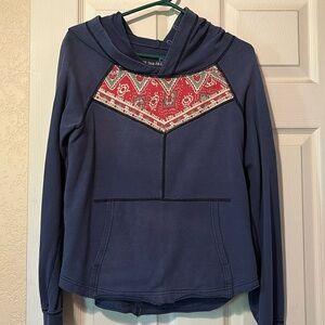 We The Free Vintage Bandana Blue Hoodie